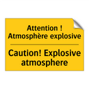 Attention ! Atmosphère explosive /.../ - Caution! Explosive atmosphere
