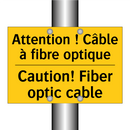 Attention ! Câble à fibre optique /.../ - Caution! Fiber optic cable