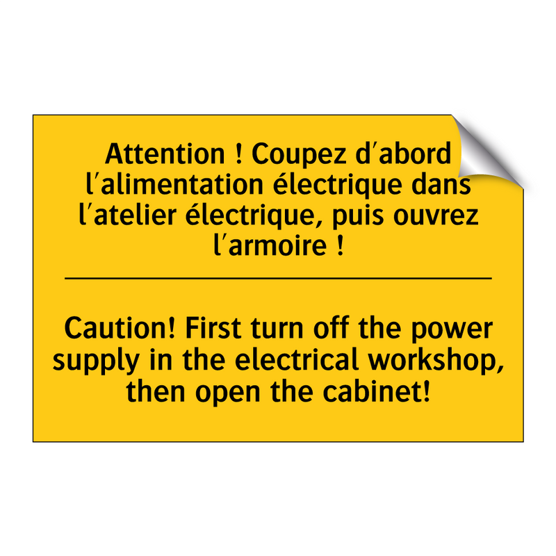 Attention ! Coupez d'abord l'alimentation  /.../ - Caution! First turn off the power  /.../