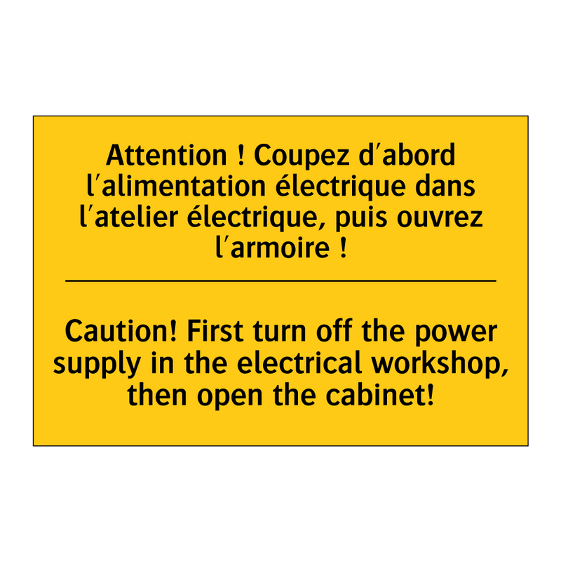 Attention ! Coupez d'abord l'alimentation  /.../ - Caution! First turn off the power  /.../