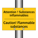 Attention ! Substances inflammables /.../ - Caution! Flammable substances