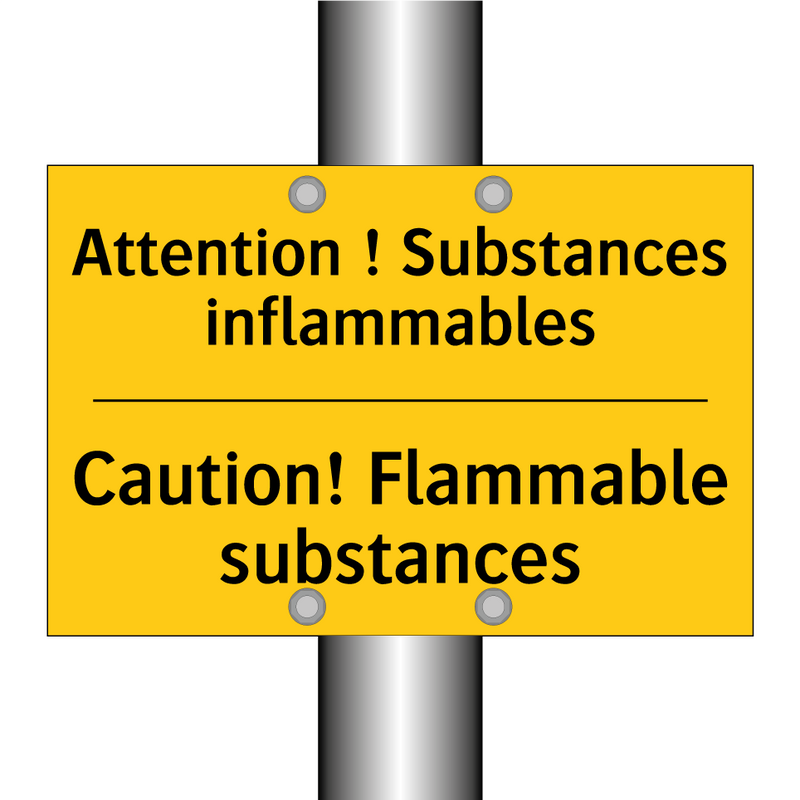 Attention ! Substances inflammables /.../ - Caution! Flammable substances
