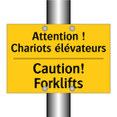 Attention ! Chariots élévateurs /.../ - Caution! Forklifts