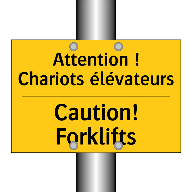 Attention ! Chariots élévateurs /.../ - Caution! Forklifts