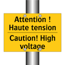 Attention ! Haute tension - Caution! High voltage