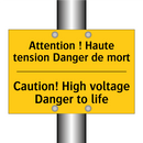 Attention ! Haute tension Danger  /.../ - Caution! High voltage Danger to  /.../