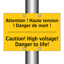 Attention ! Haute tension ! Danger  /.../ - Caution! High voltage! Danger  /.../