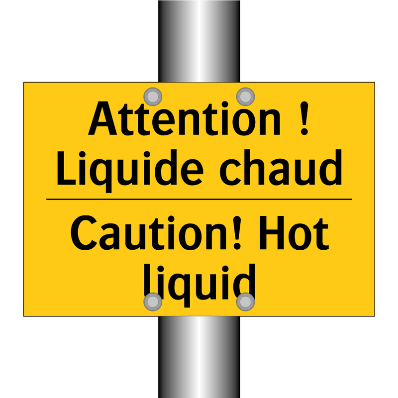 Attention ! Liquide chaud - Caution! Hot liquid