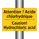 Attention ! Acide chlorhydrique /.../ - Caution! Hydrochloric acid