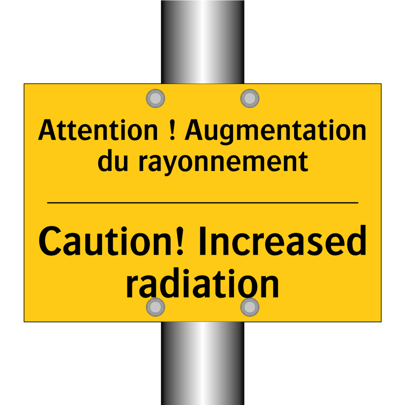 Attention ! Augmentation du rayonnement /.../ - Caution! Increased radiation