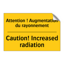 Attention ! Augmentation du rayonnement /.../ - Caution! Increased radiation