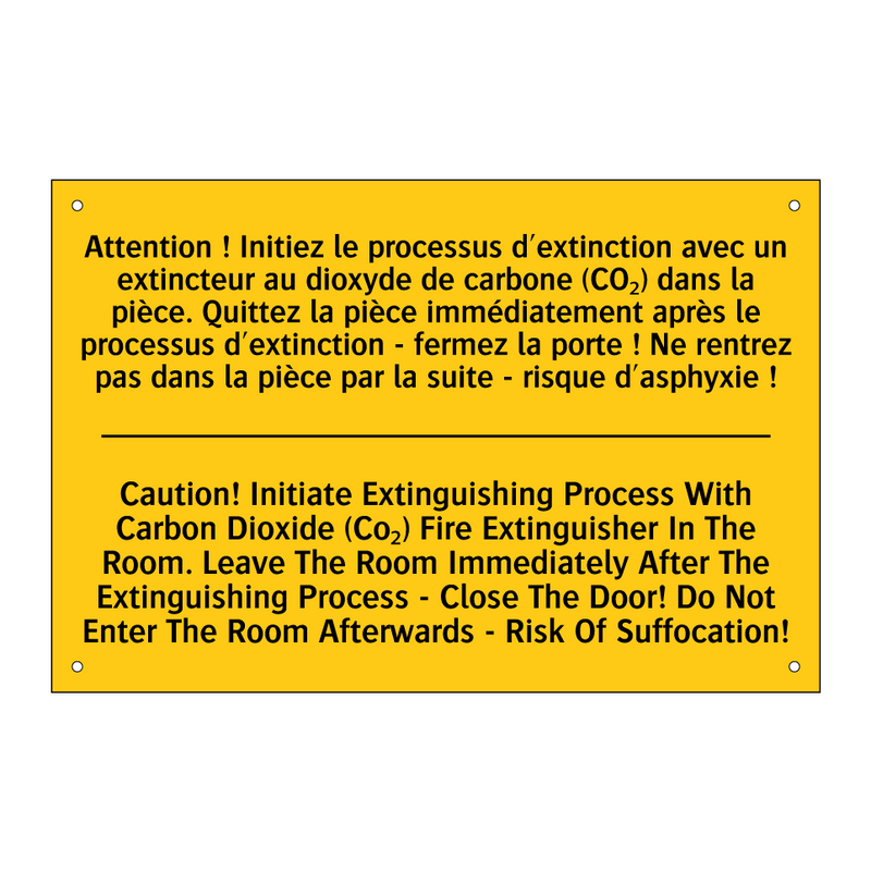 Attention ! Initiez le processus  /.../ - Caution! Initiate Extinguishing  /.../