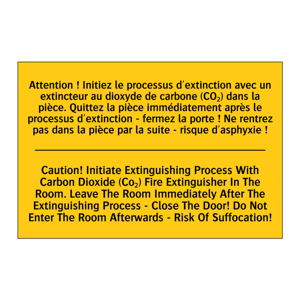Attention ! Initiez le processus  /.../ - Caution! Initiate Extinguishing  /.../
