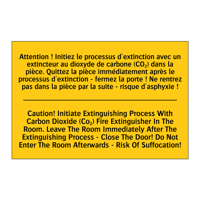 Attention ! Initiez le processus  /.../ - Caution! Initiate Extinguishing  /.../