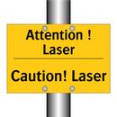 Attention ! Laser - Caution! Laser