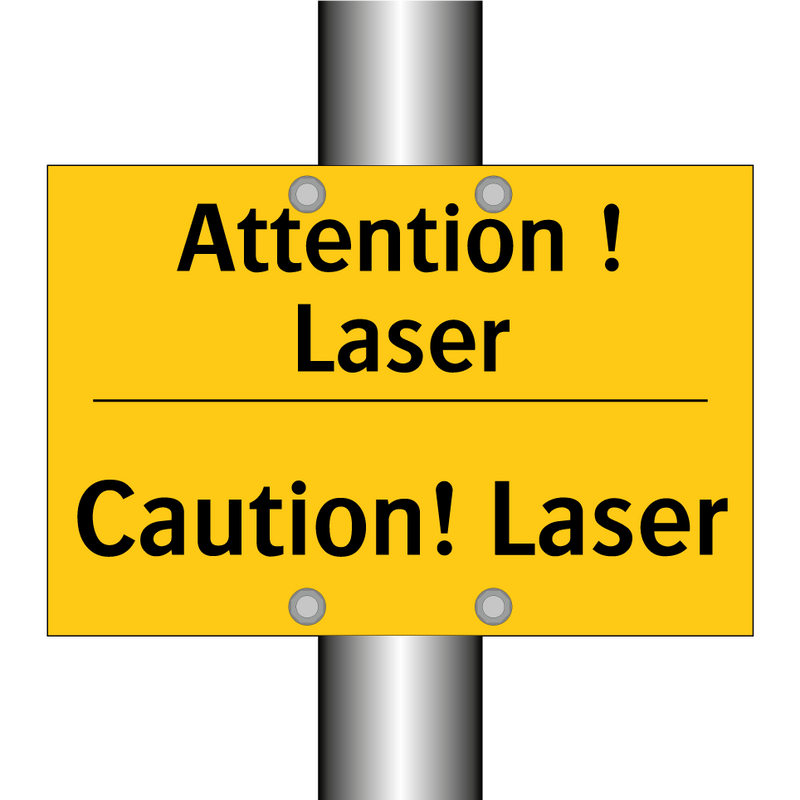 Attention ! Laser - Caution! Laser