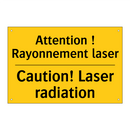 Attention ! Rayonnement laser - Caution! Laser radiation