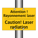 Attention ! Rayonnement laser - Caution! Laser radiation
