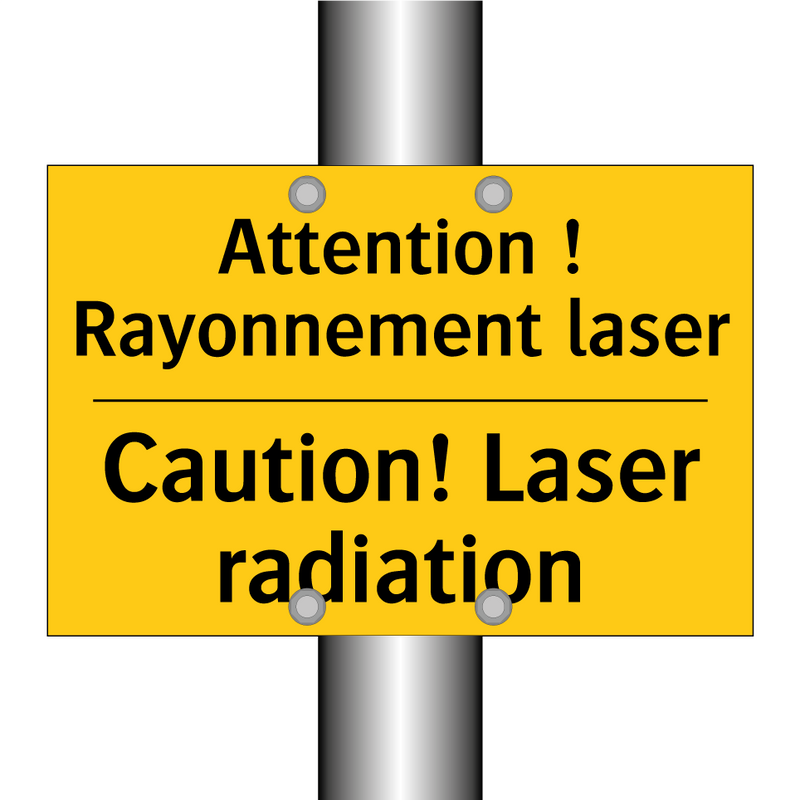 Attention ! Rayonnement laser - Caution! Laser radiation