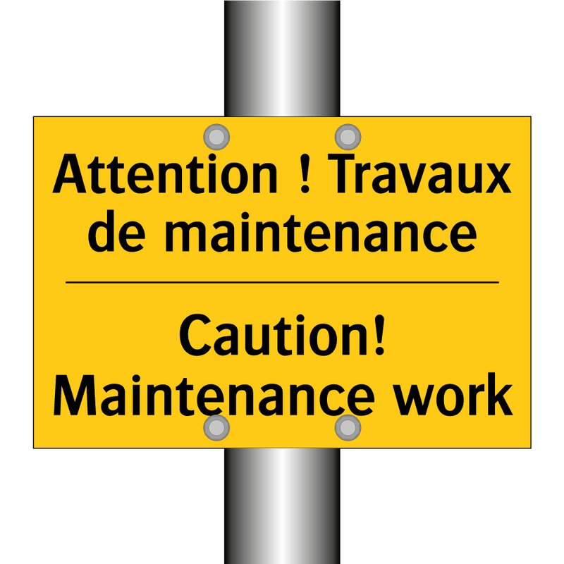 Attention ! Travaux de maintenance /.../ - Caution! Maintenance work