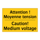 Attention ! Moyenne tension - Caution! Medium voltage