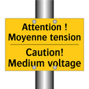 Attention ! Moyenne tension - Caution! Medium voltage