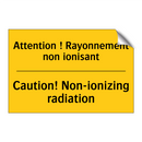 Attention ! Rayonnement non ionisant /.../ - Caution! Non-ionizing radiation /.../