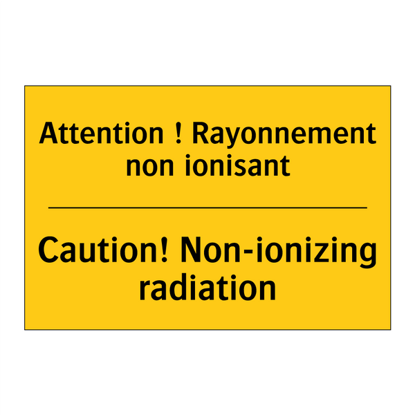 Attention ! Rayonnement non ionisant /.../ - Caution! Non-ionizing radiation /.../