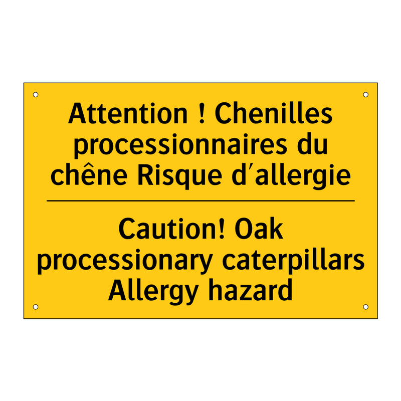 Attention ! Chenilles processionnaires  /.../ - Caution! Oak processionary caterpillars  /.../