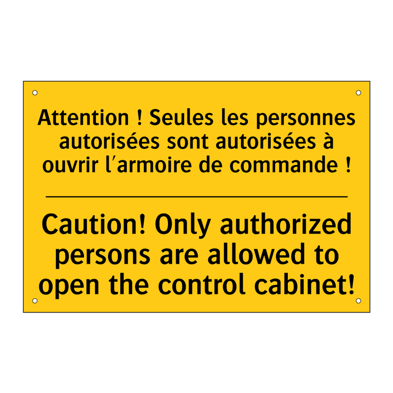 Attention ! Seules les personnes  /.../ - Caution! Only authorized persons  /.../