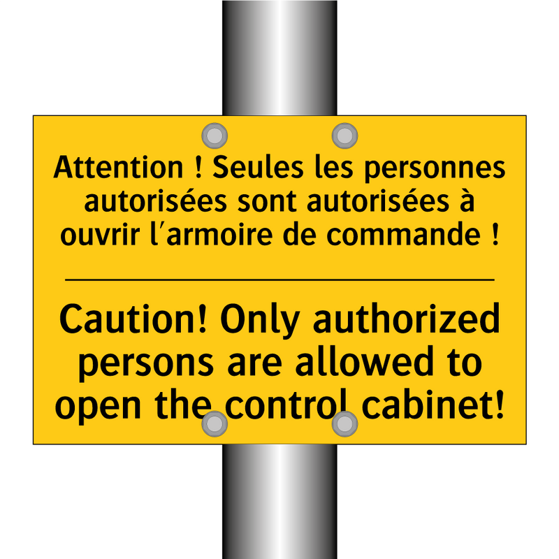 Attention ! Seules les personnes  /.../ - Caution! Only authorized persons  /.../