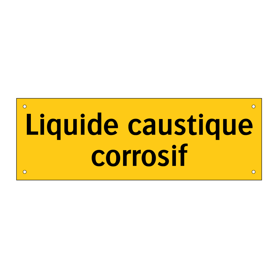 Liquide caustique corrosif