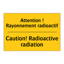 Attention ! Rayonnement radioactif /.../ - Caution! Radioactive radiation