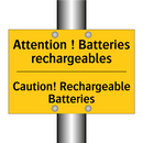Attention ! Batteries rechargeables /.../ - Caution! Rechargeable Batteries /.../