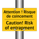 Attention ! Risque de coincement /.../ - Caution! Risk of entrapment