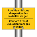 Attention ! Risque d'explosion  /.../ - Caution! Risk of explosion from  /.../