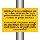 Attention ! Risque d'explosion.  /.../ - Caution! Risk of explosion. Fittings  /.../