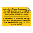Attention ! Risque d'explosion.  /.../ - Caution! Risk of explosion. Fittings  /.../
