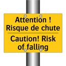 Attention ! Risque de chute - Caution! Risk of falling