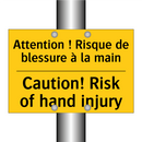 Attention ! Risque de blessure  /.../ - Caution! Risk of hand injury