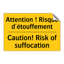 Attention ! Risque d'étouffement /.../ - Caution! Risk of suffocation