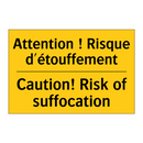 Attention ! Risque d'étouffement /.../ - Caution! Risk of suffocation