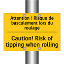 Attention ! Risque de basculement  /.../ - Caution! Risk of tipping when  /.../
