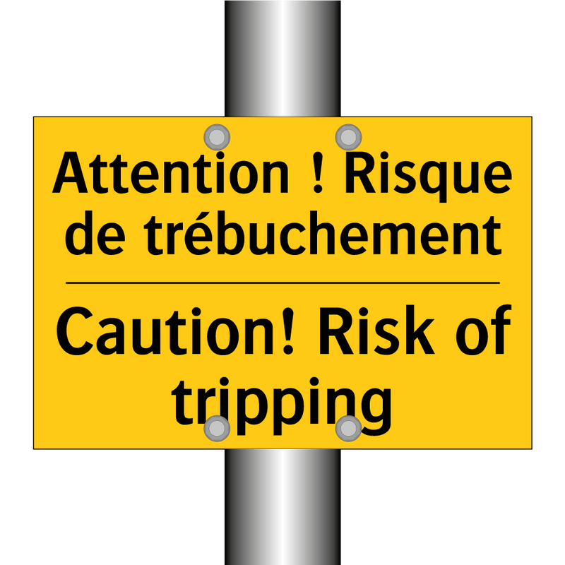 Attention ! Risque de trébuchement /.../ - Caution! Risk of tripping
