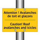Attention ! Avalanches de toit  /.../ - Caution! Roof avalanches and icicles /.../