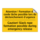 Attention ! Formation de corde  /.../ - Caution! Slack rope formation  /.../