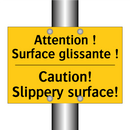 Attention ! Surface glissante  /.../ - Caution! Slippery surface!