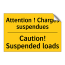 Attention ! Charges suspendues - Caution! Suspended loads