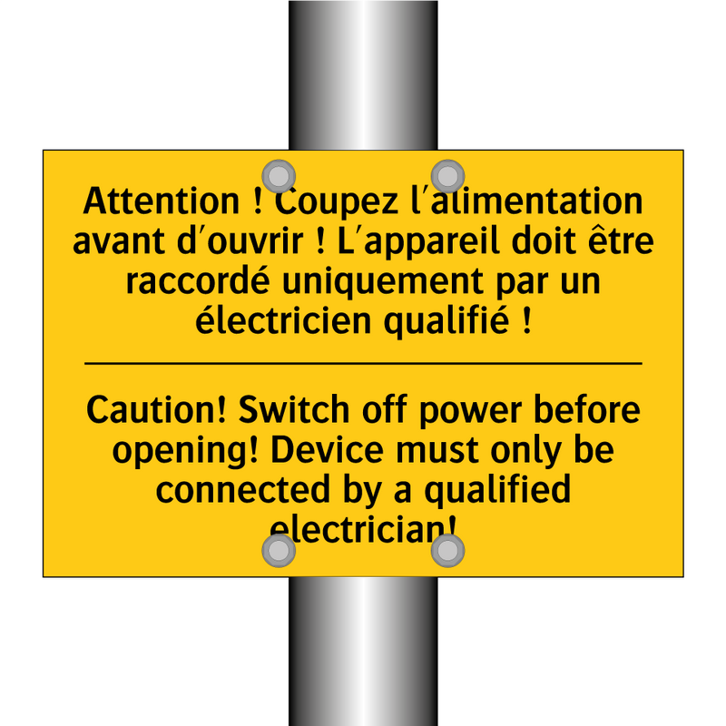 Attention ! Coupez l'alimentation  /.../ - Caution! Switch off power before  /.../