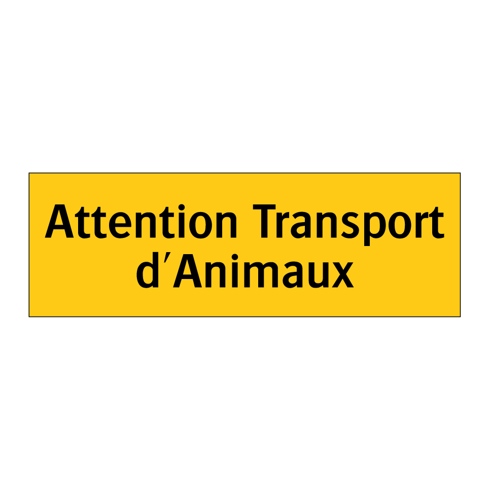 Attention Transport d'Animaux